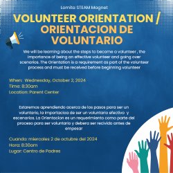 Volunteer Orientation 10/2/24